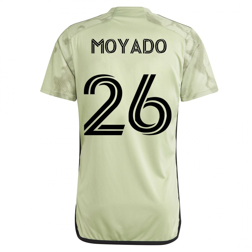 Hombre Camiseta Bryan Moyado #26 Verde 2ª Equipación 2023/24 La Camisa México
