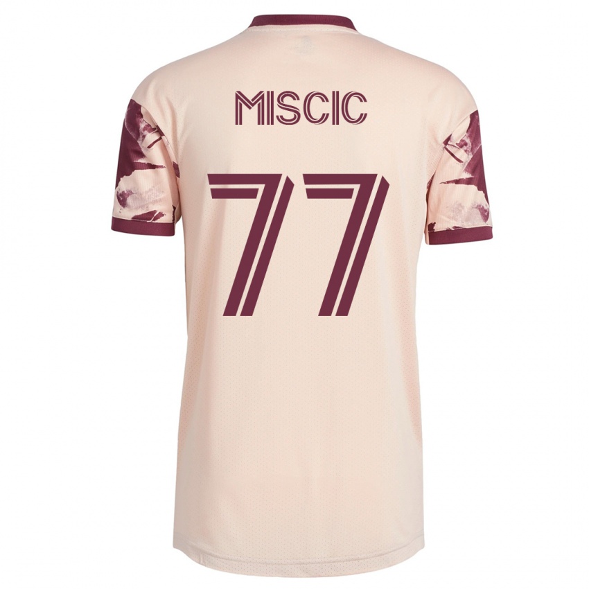 Hombre Camiseta Selmir Miscic #77 Blanquecino 2ª Equipación 2023/24 La Camisa México