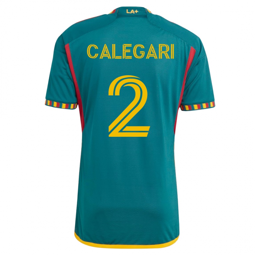 Hombre Camiseta Calegari #2 Verde 2ª Equipación 2023/24 La Camisa México