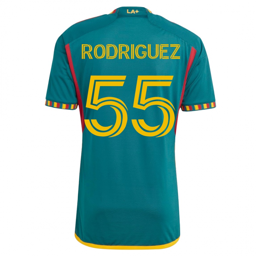 Hombre Camiseta Diego Rodriguez #55 Verde 2ª Equipación 2023/24 La Camisa México