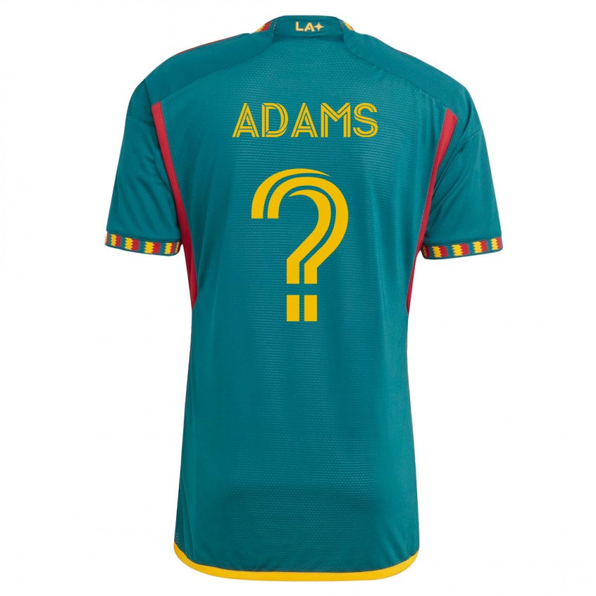 Hombre Camiseta Lucca Adams #0 Verde 2ª Equipación 2023/24 La Camisa México