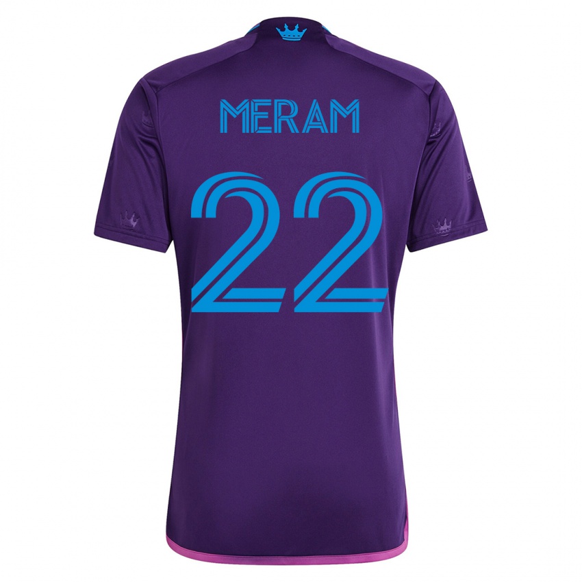 Hombre Camiseta Justin Meram #22 Violeta 2ª Equipación 2023/24 La Camisa México