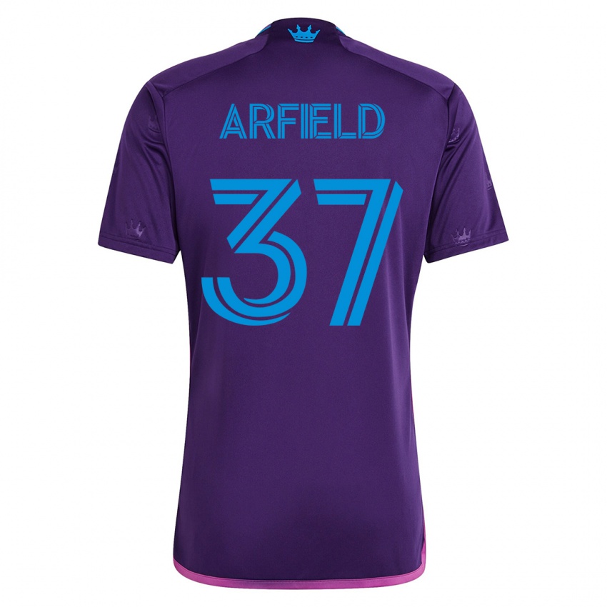 Hombre Camiseta Scott Arfield #37 Violeta 2ª Equipación 2023/24 La Camisa México