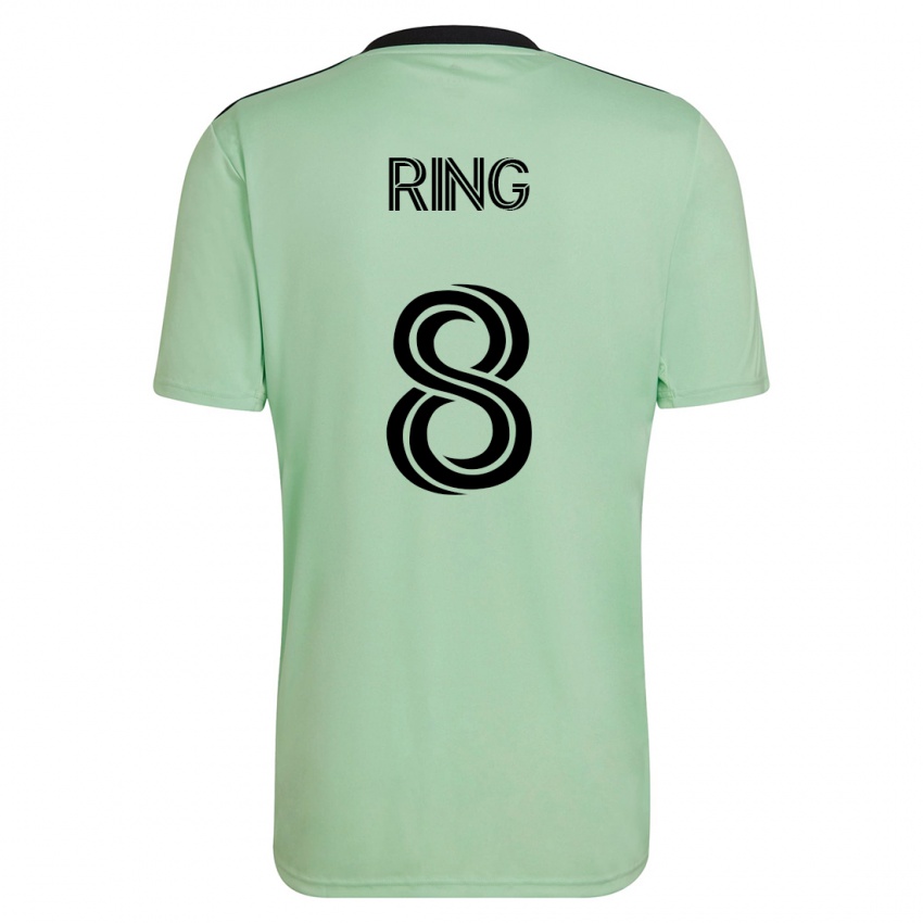 Hombre Camiseta Alexander Ring #8 Verde Claro 2ª Equipación 2023/24 La Camisa México