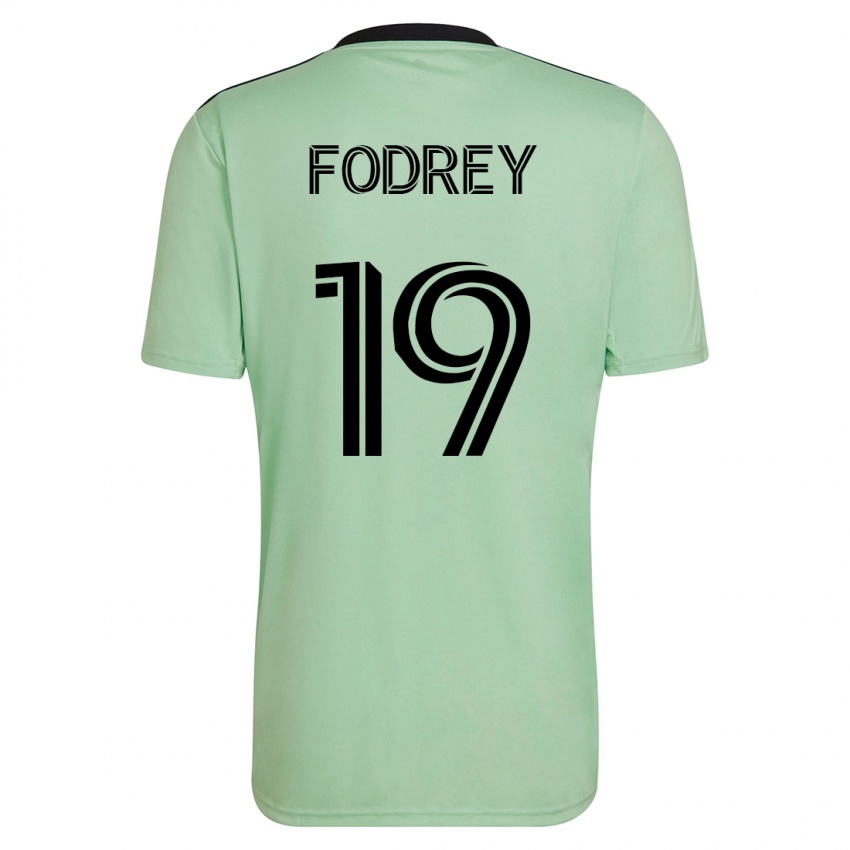 Hombre Camiseta Cj Fodrey #19 Verde Claro 2ª Equipación 2023/24 La Camisa México