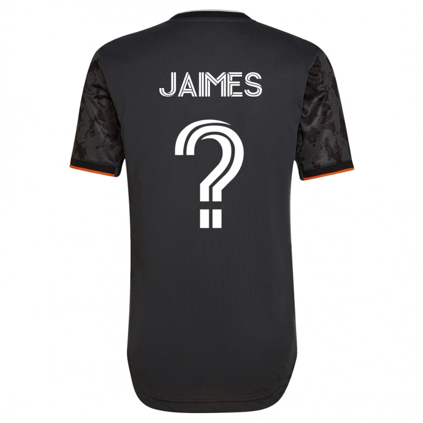 Hombre Camiseta Angel Jaimes #0 Negro 2ª Equipación 2023/24 La Camisa México