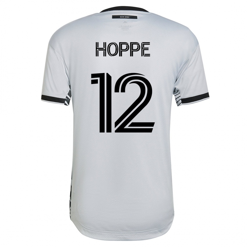 Hombre Camiseta Matthew Hoppe #12 Blanco 2ª Equipación 2023/24 La Camisa México