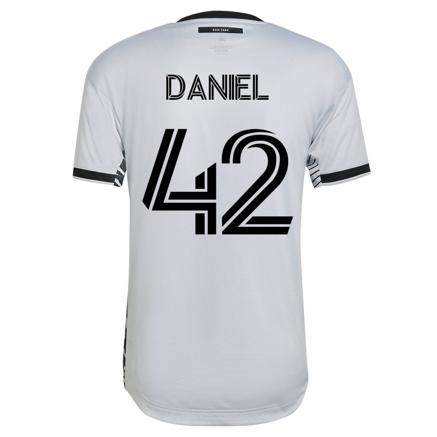Hombre Camiseta Daniel #42 Blanco 2ª Equipación 2023/24 La Camisa México