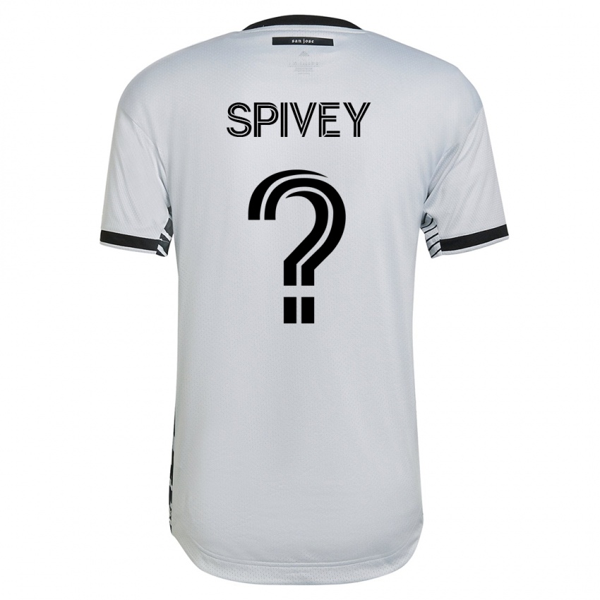 Hombre Camiseta Kaedren Spivey #0 Blanco 2ª Equipación 2023/24 La Camisa México