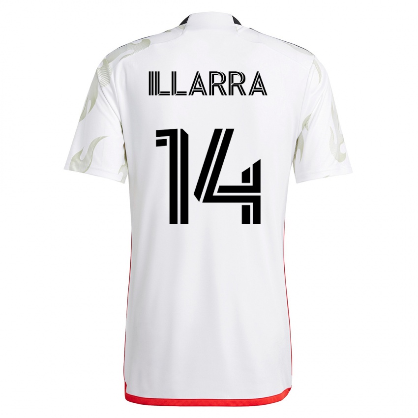 Hombre Camiseta Asier Illarramendi #14 Blanco 2ª Equipación 2023/24 La Camisa México