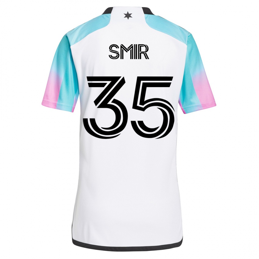 Hombre Camiseta Alec Smir #35 Blanco 2ª Equipación 2023/24 La Camisa México