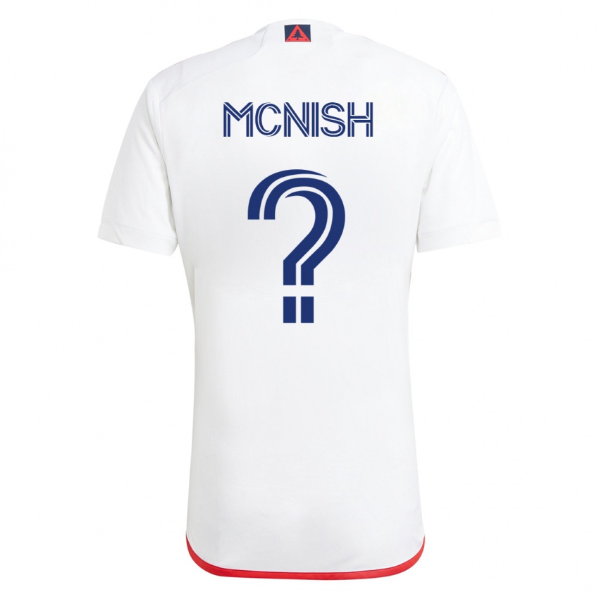 Hombre Camiseta Sheridan Mcnish #0 Blanco Rojo 2ª Equipación 2023/24 La Camisa México