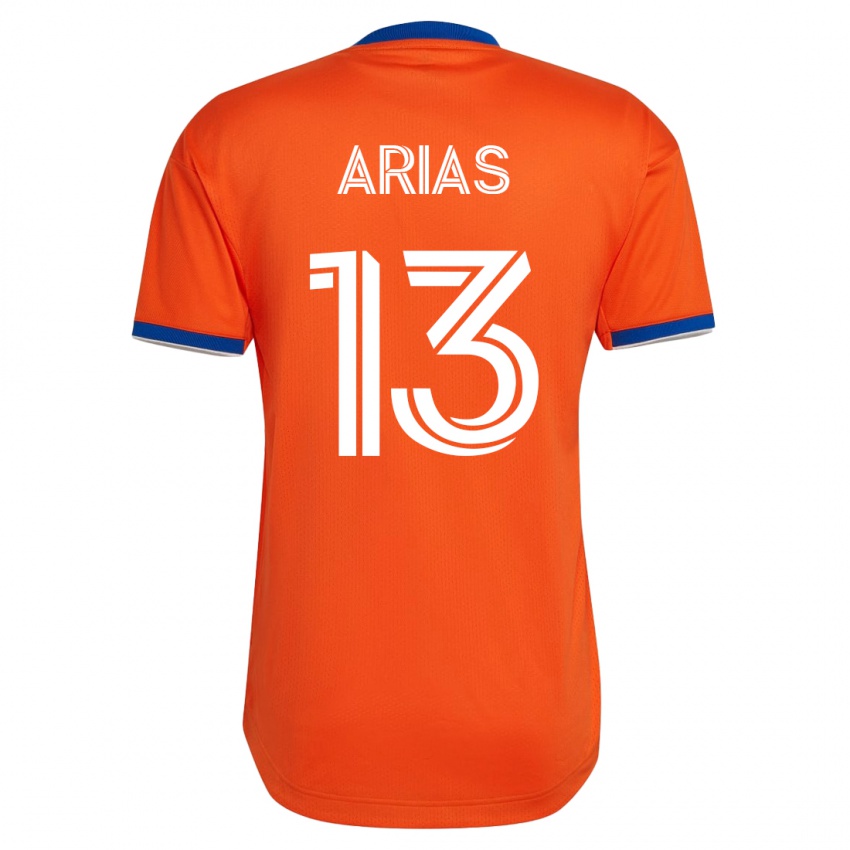 Hombre Camiseta Santiago Arias #13 Blanco 2ª Equipación 2023/24 La Camisa México