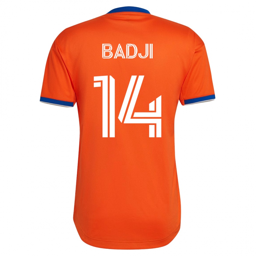 Hombre Camiseta Dominique Badji #14 Blanco 2ª Equipación 2023/24 La Camisa México