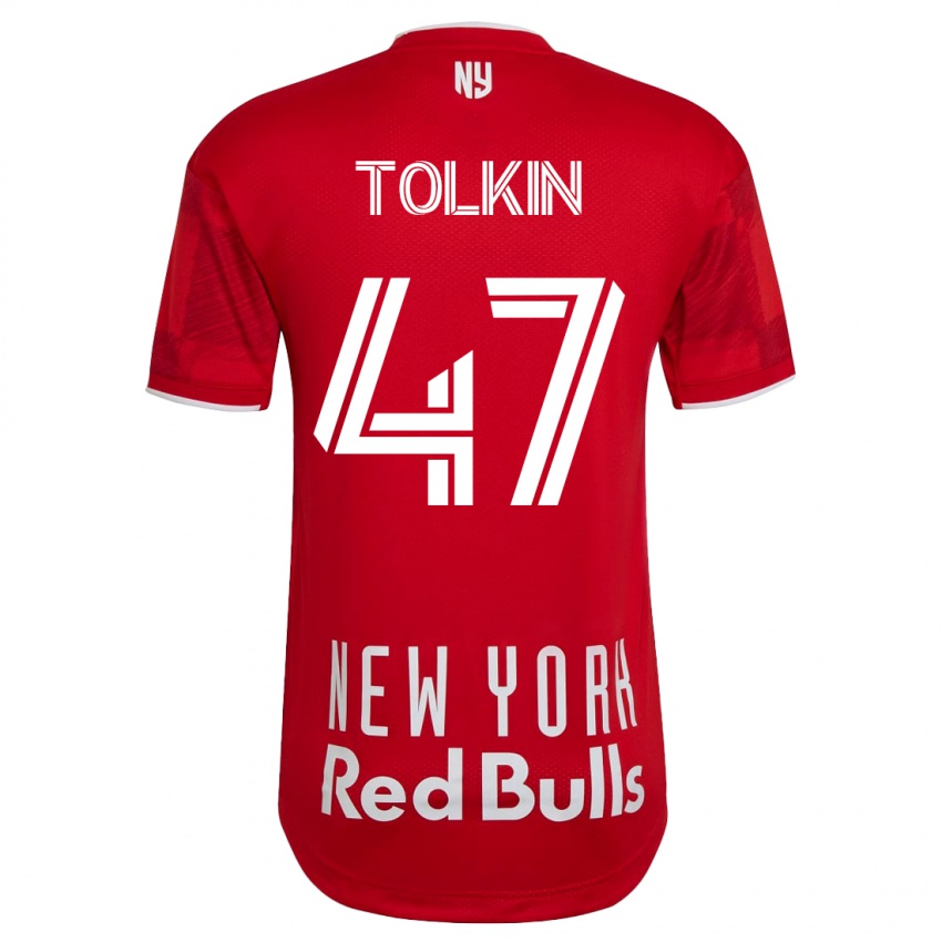 Hombre Camiseta John Tolkin #47 Beige-Dorado 2ª Equipación 2023/24 La Camisa México