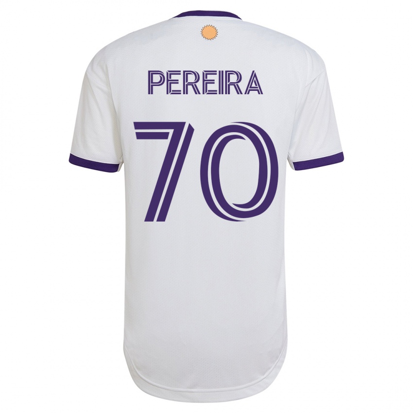 Hombre Camiseta Dominic Pereira #70 Blanco 2ª Equipación 2023/24 La Camisa México