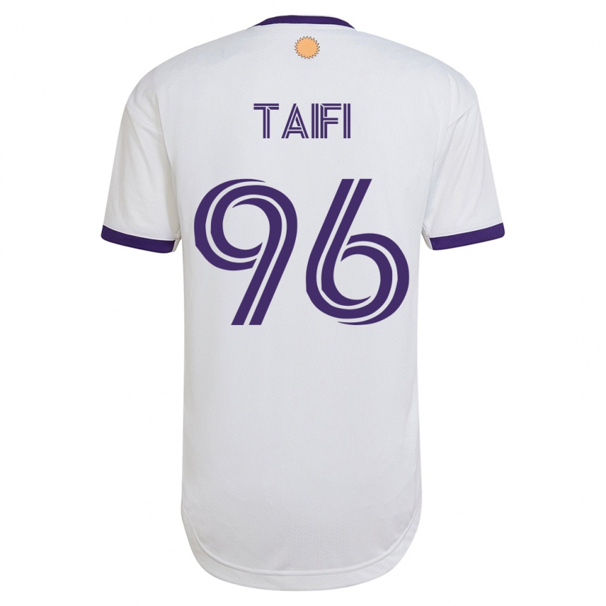 Hombre Camiseta Zakaria Taifi #96 Blanco 2ª Equipación 2023/24 La Camisa México