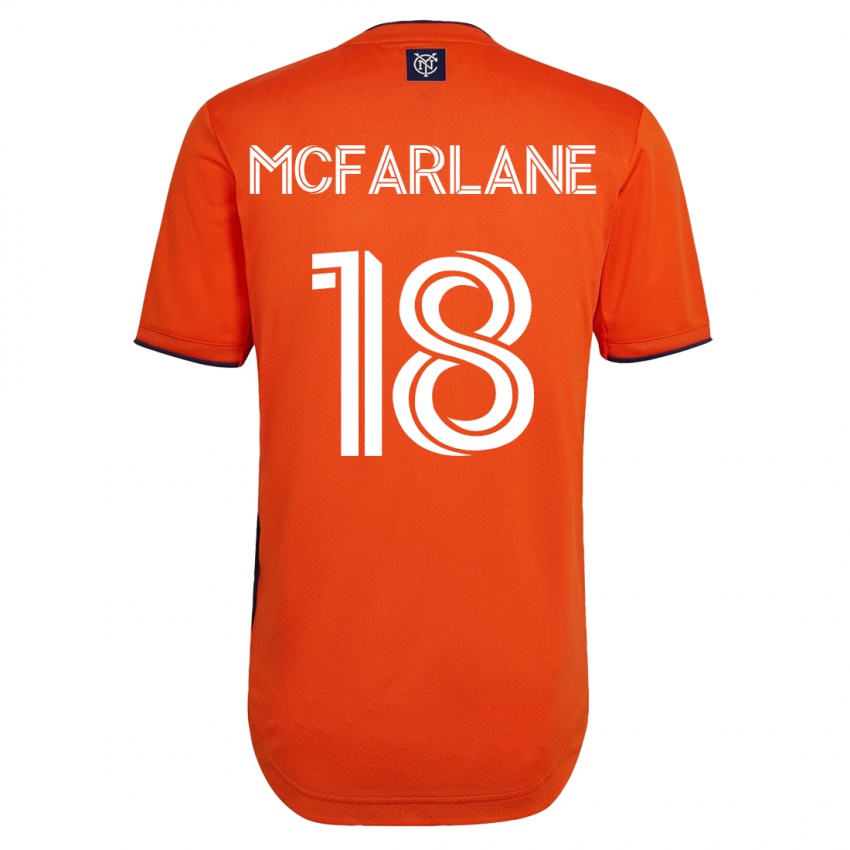 Hombre Camiseta Christian Mcfarlane #18 Negro 2ª Equipación 2023/24 La Camisa México