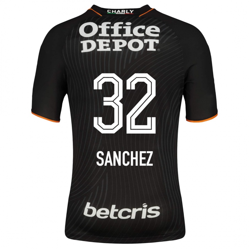 Hombre Camiseta Luis Sanchez #32 Negro 2ª Equipación 2023/24 La Camisa México