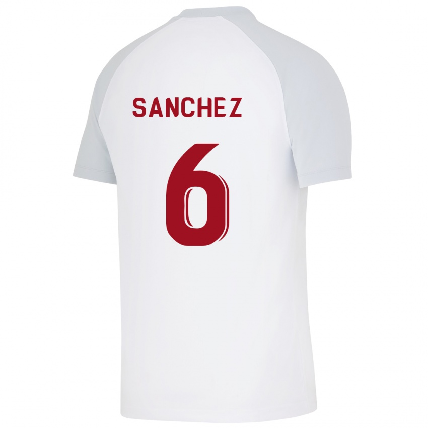 Hombre Camiseta Davinson Sánchez #6 Blanco 2ª Equipación 2023/24 La Camisa México