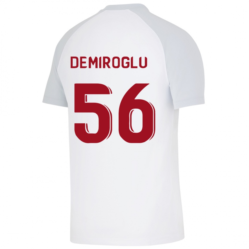 Hombre Camiseta Baran Demiroğlu #56 Blanco 2ª Equipación 2023/24 La Camisa México