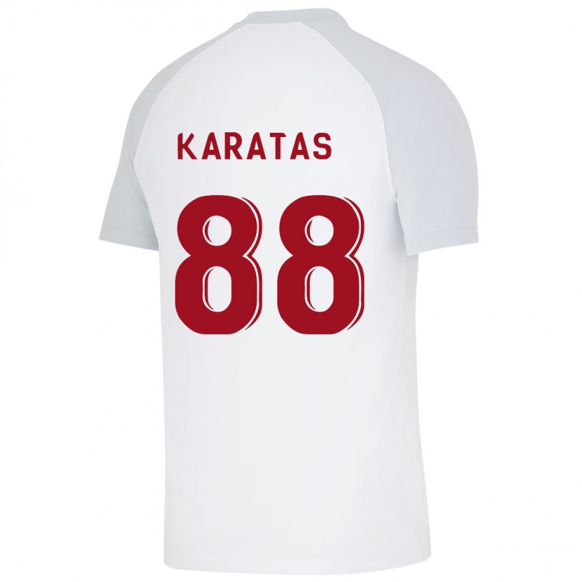 Hombre Camiseta Kazımcan Karataş #88 Blanco 2ª Equipación 2023/24 La Camisa México