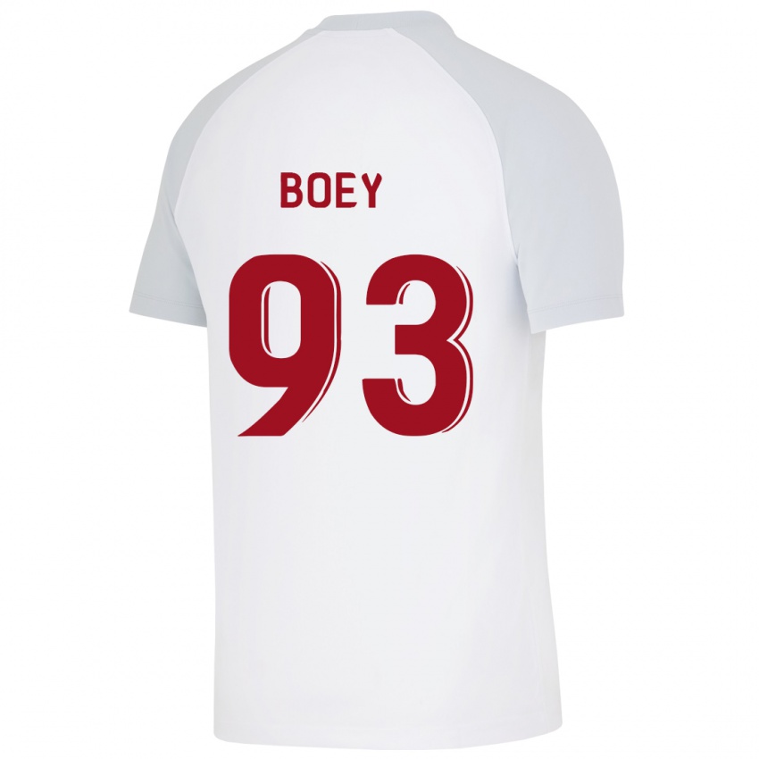 Hombre Camiseta Sacha Boey #93 Blanco 2ª Equipación 2023/24 La Camisa México