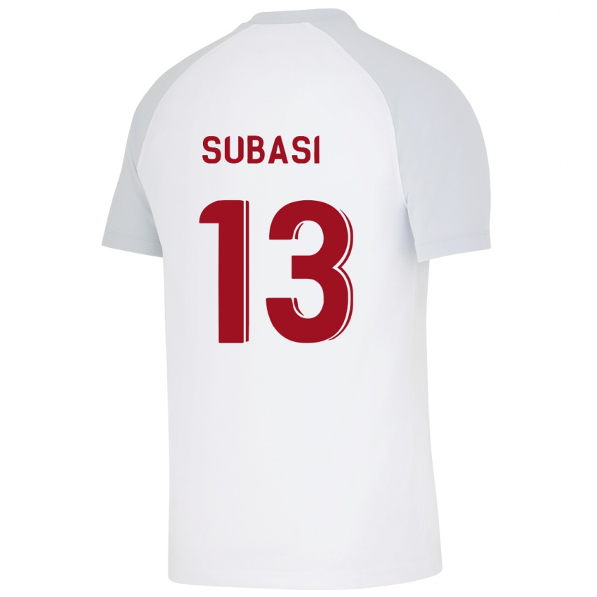 Hombre Camiseta Kadir Subasi #13 Blanco 2ª Equipación 2023/24 La Camisa México