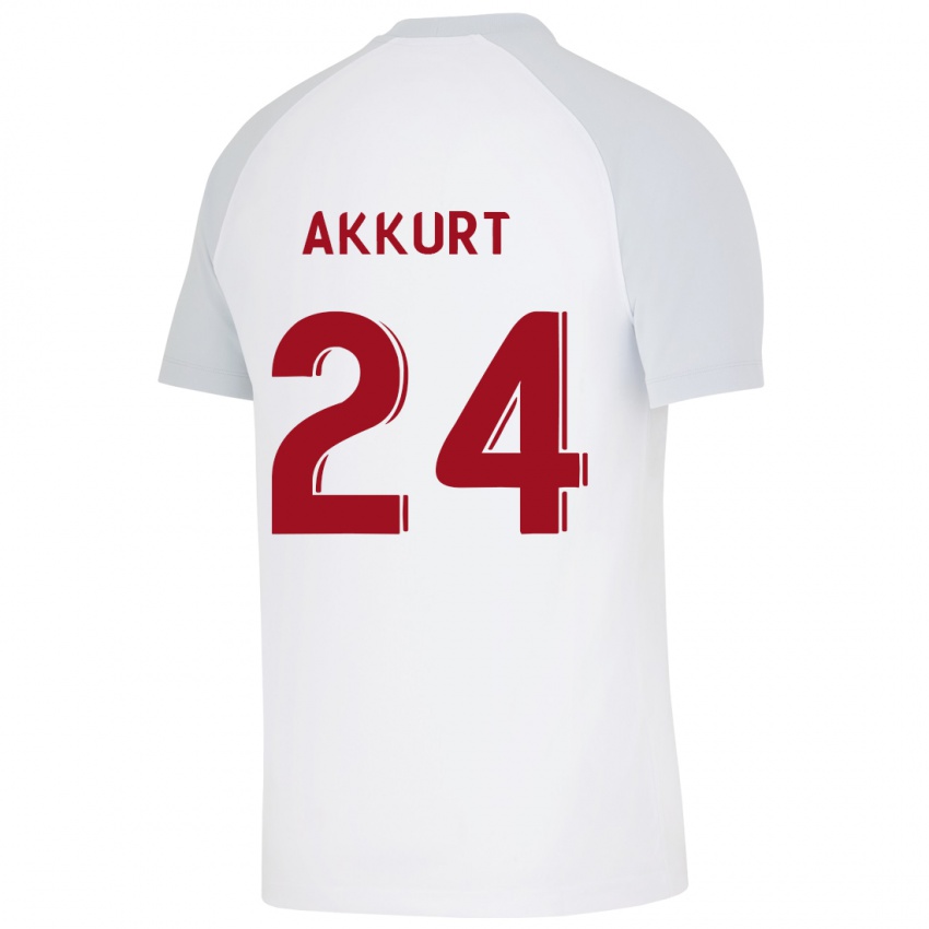 Hombre Camiseta Arzu Akkurt #24 Blanco 2ª Equipación 2023/24 La Camisa México