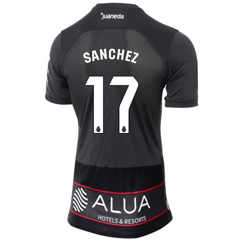 Hombre Camiseta Avelino Sánchez #17 Negro 2ª Equipación 2023/24 La Camisa México