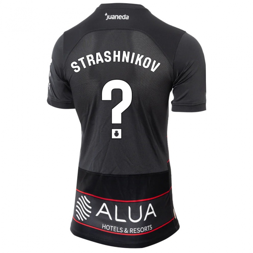 Hombre Camiseta Nikolay Strashnikov #0 Negro 2ª Equipación 2023/24 La Camisa México