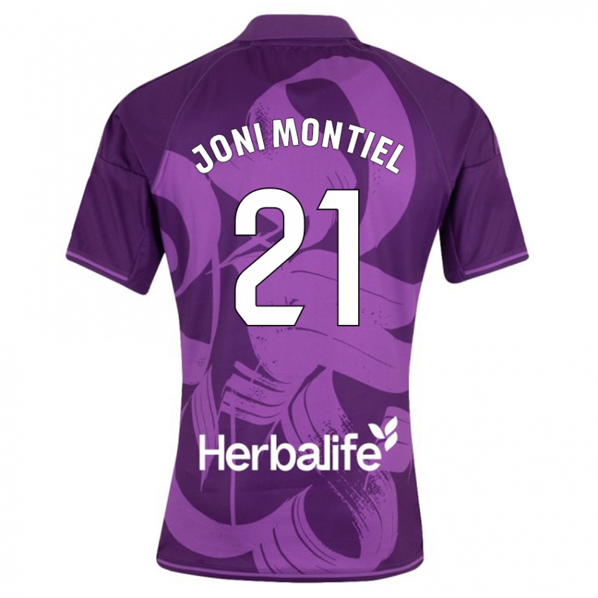 Hombre Camiseta Joni Montiel #21 Violeta 2ª Equipación 2023/24 La Camisa México