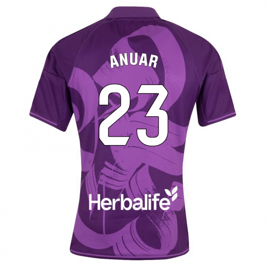 Hombre Camiseta Anuar #23 Violeta 2ª Equipación 2023/24 La Camisa México