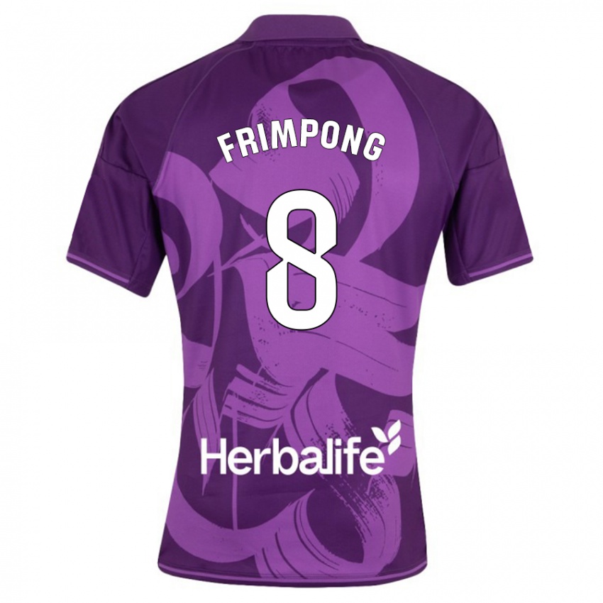 Hombre Camiseta Eugene Frimpong #8 Violeta 2ª Equipación 2023/24 La Camisa México