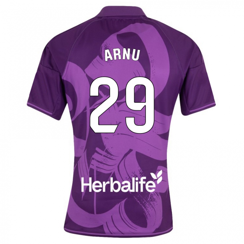Hombre Camiseta Adrián Arnu #29 Violeta 2ª Equipación 2023/24 La Camisa México