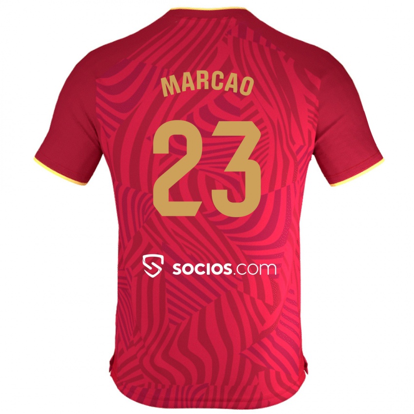 Hombre Camiseta Marcão #23 Rojo 2ª Equipación 2023/24 La Camisa México