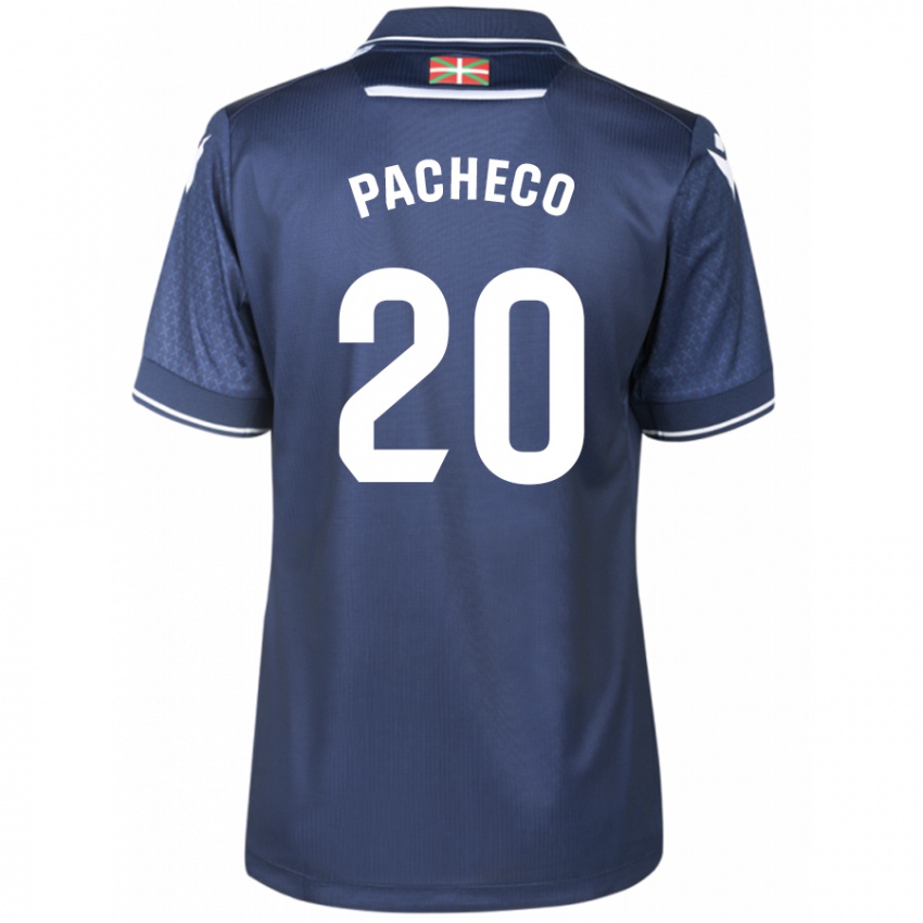 Hombre Camiseta Jon Pacheco #20 Armada 2ª Equipación 2023/24 La Camisa México