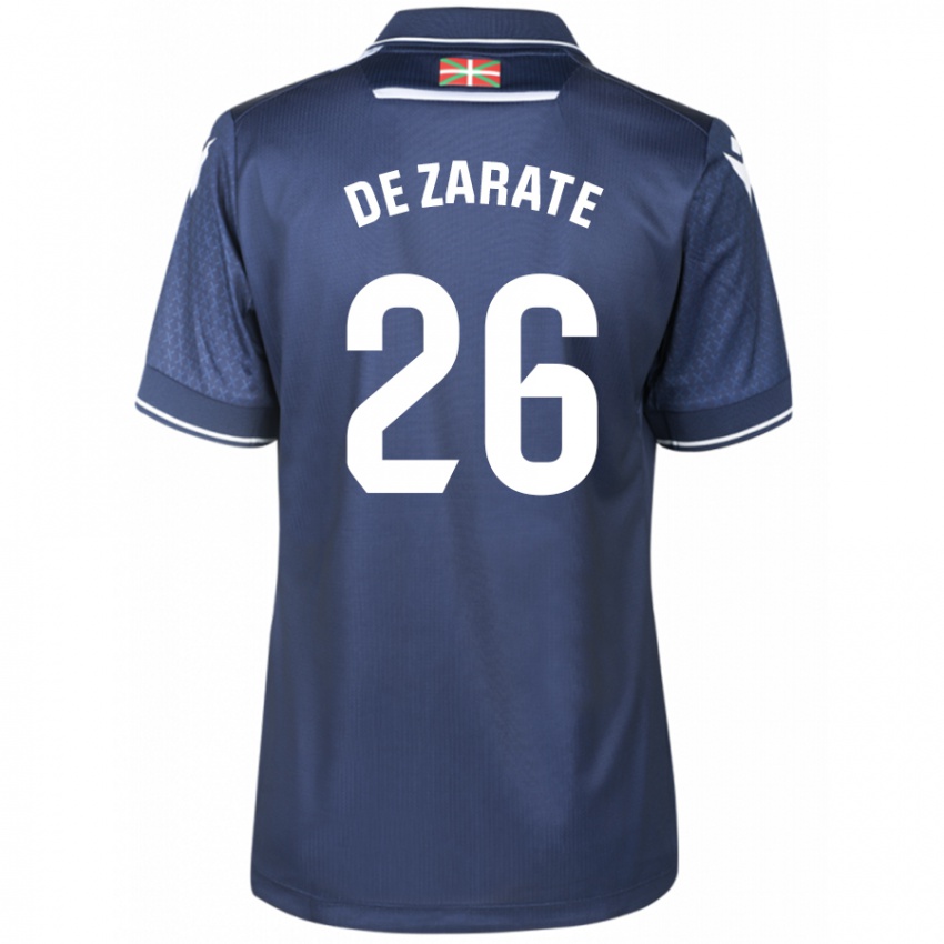 Hombre Camiseta Urko Gonzalez De Zarate #26 Armada 2ª Equipación 2023/24 La Camisa México