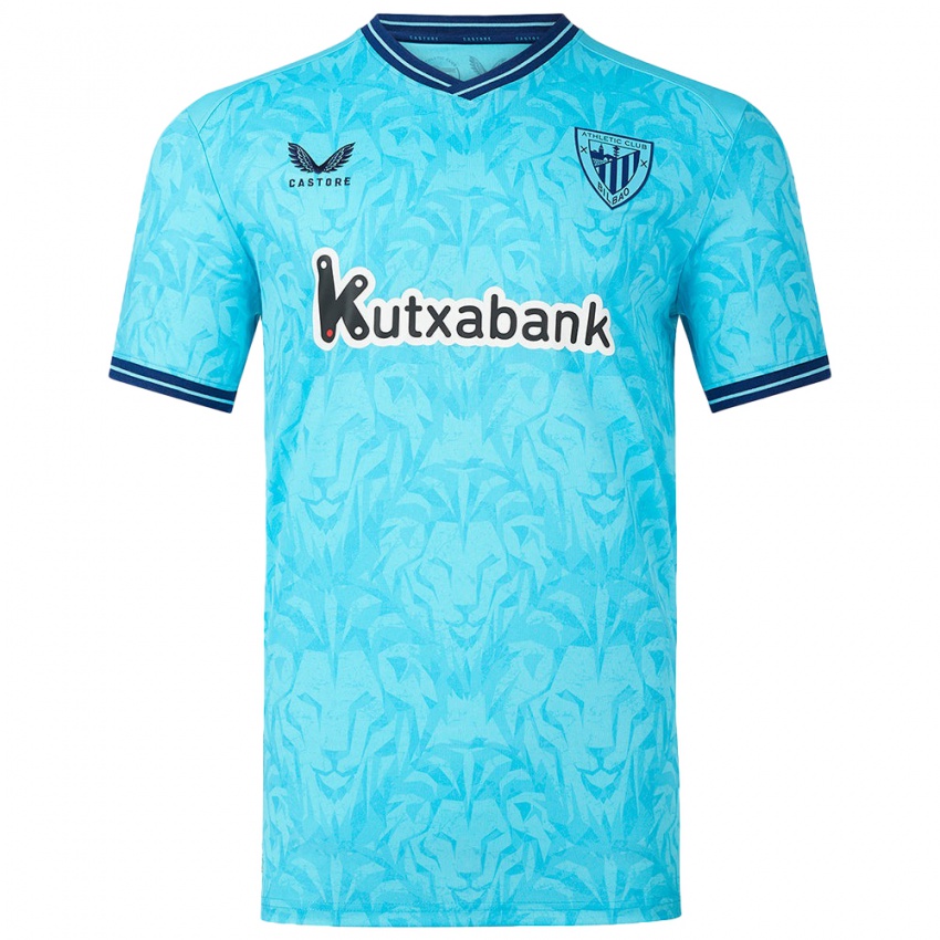 Hombre Camiseta Nerea Nevado Gómez #17 Cielo Azul 2ª Equipación 2023/24 La Camisa México