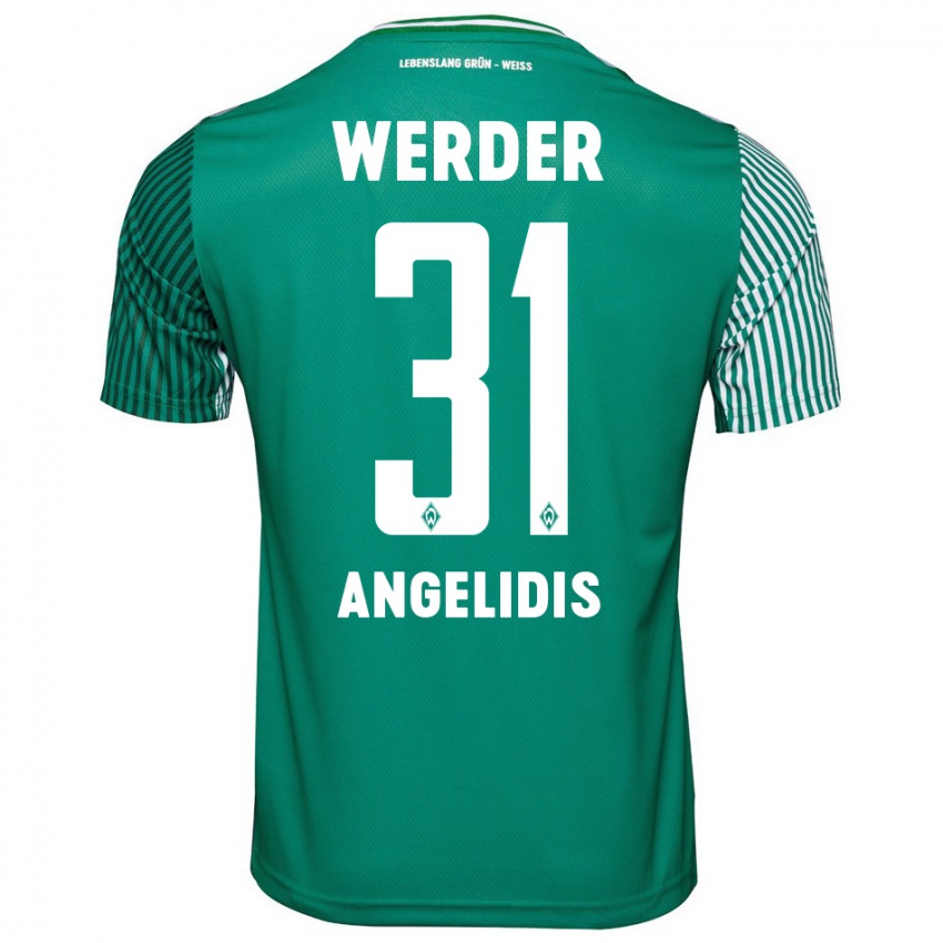 Mujer Camiseta Spyros Angelidis #31 Verde 1ª Equipación 2023/24 La Camisa México