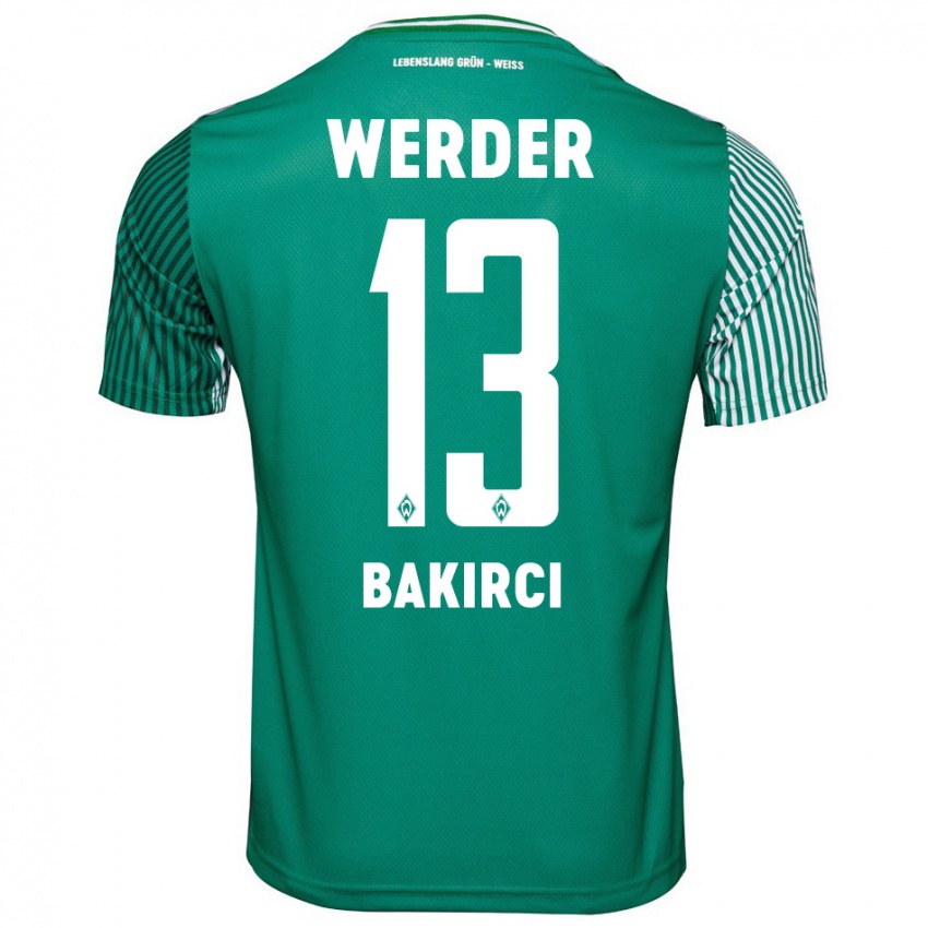 Mujer Camiseta Yunus Bakirci #13 Verde 1ª Equipación 2023/24 La Camisa México