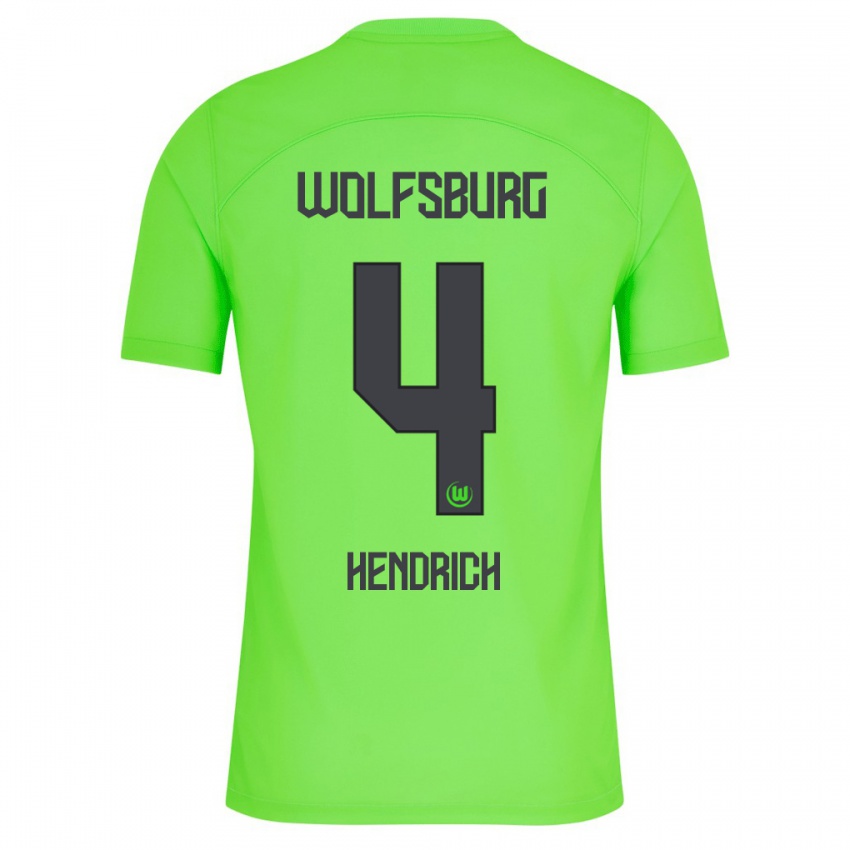 Mujer Camiseta Kathrin Hendrich #4 Verde 1ª Equipación 2023/24 La Camisa México