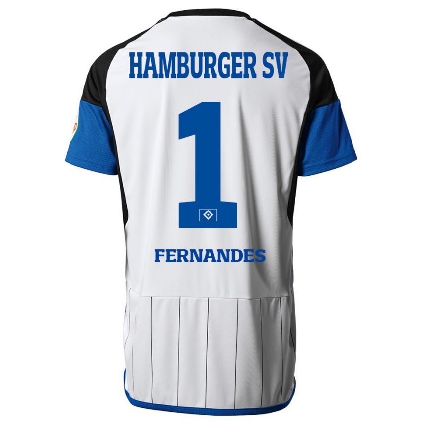 Mujer Camiseta Daniel Heuer Fernandes #1 Blanco 1ª Equipación 2023/24 La Camisa México