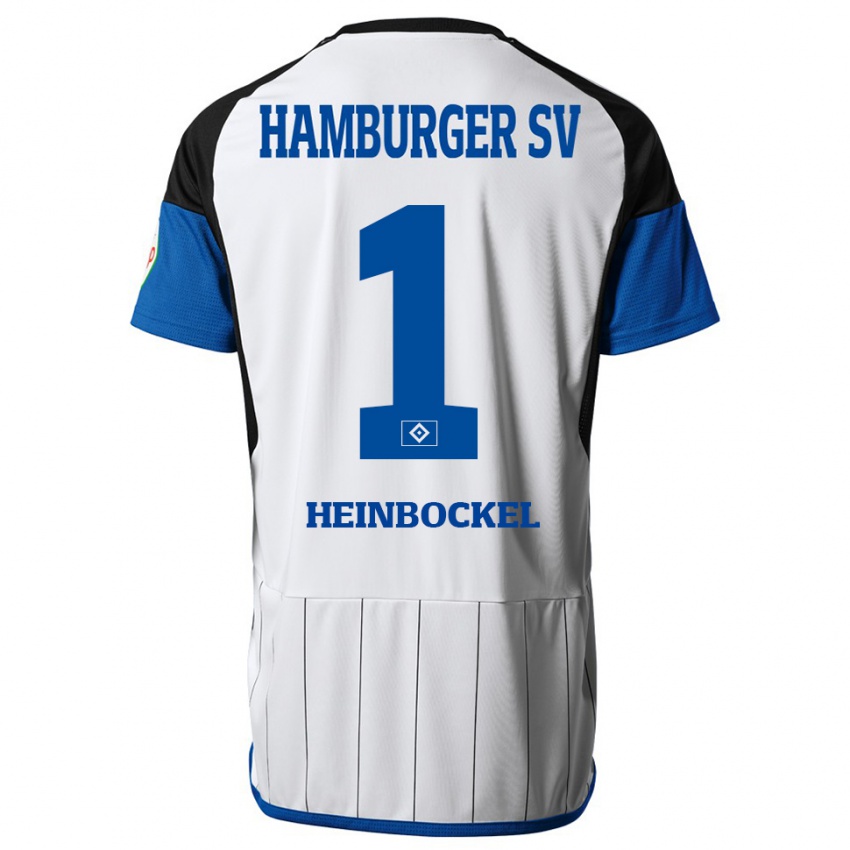 Mujer Camiseta Simon Heinbockel #1 Blanco 1ª Equipación 2023/24 La Camisa México