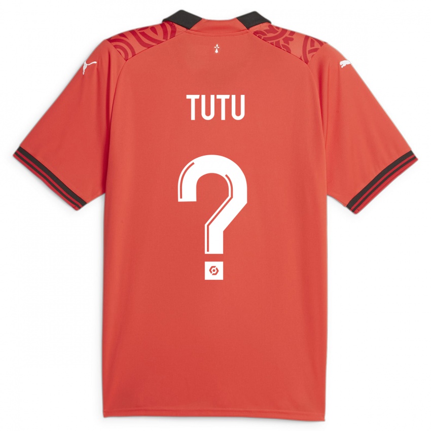 Mujer Camiseta Gabriel Tutu #0 Rojo 1ª Equipación 2023/24 La Camisa México