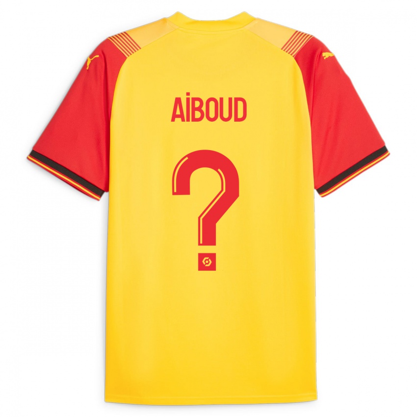 Mujer Camiseta Rayan Aiboud #0 Amarillo 1ª Equipación 2023/24 La Camisa México