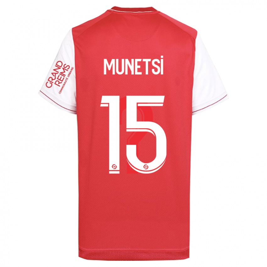 Mujer Camiseta Marshall Munetsi #15 Rojo 1ª Equipación 2023/24 La Camisa México