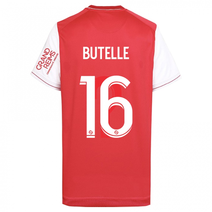 Mujer Camiseta Ludovic Butelle #16 Rojo 1ª Equipación 2023/24 La Camisa México