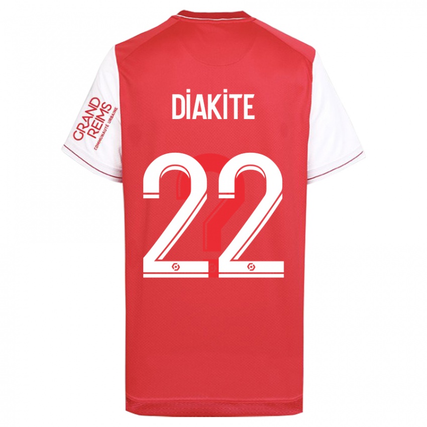 Mujer Camiseta Oumar Diakité #22 Rojo 1ª Equipación 2023/24 La Camisa México