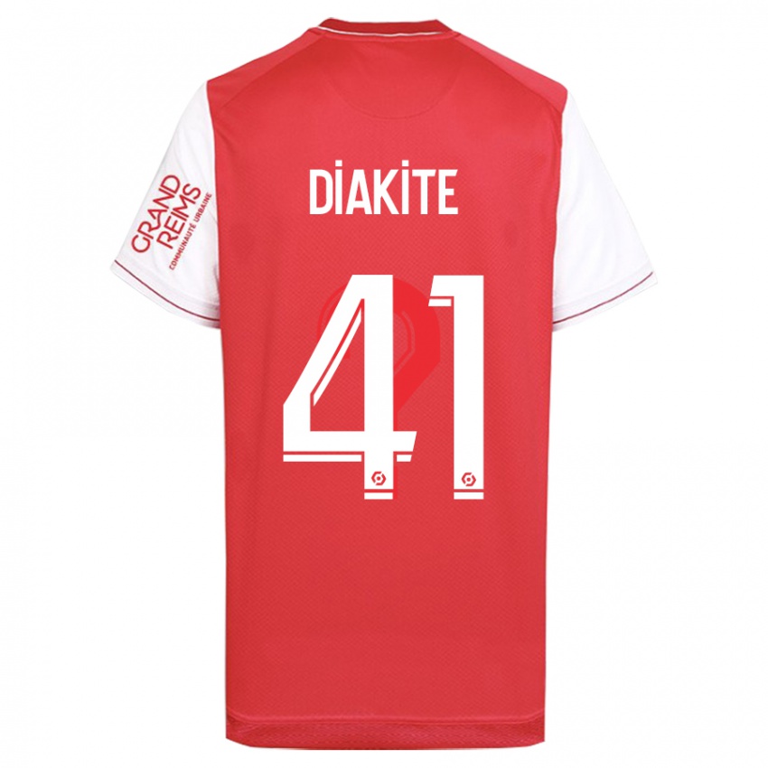 Mujer Camiseta Ibrahim Diakité #41 Rojo 1ª Equipación 2023/24 La Camisa México